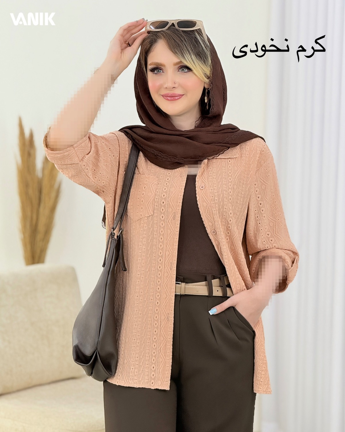 شومیز تک جیب مراکشی کد i963