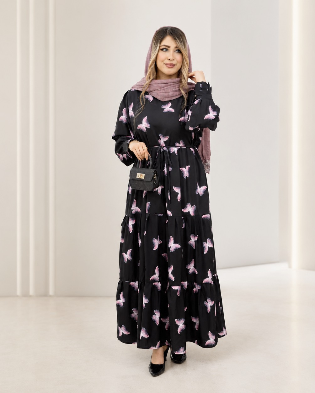 پیراهن بلند بوگاتی عروسکی کد i915