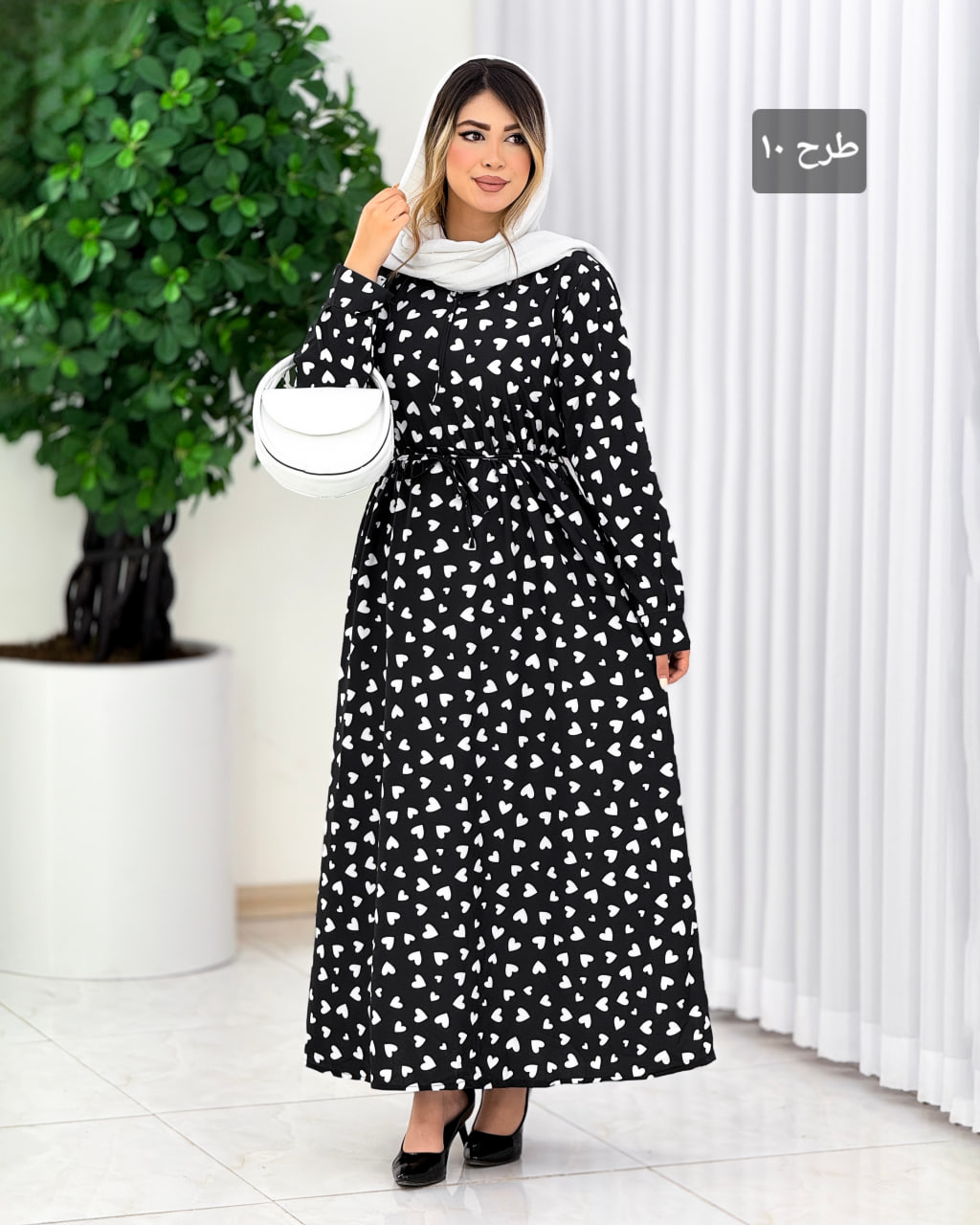 پیراهن یقه چین‌دار بوگاتی کد j025