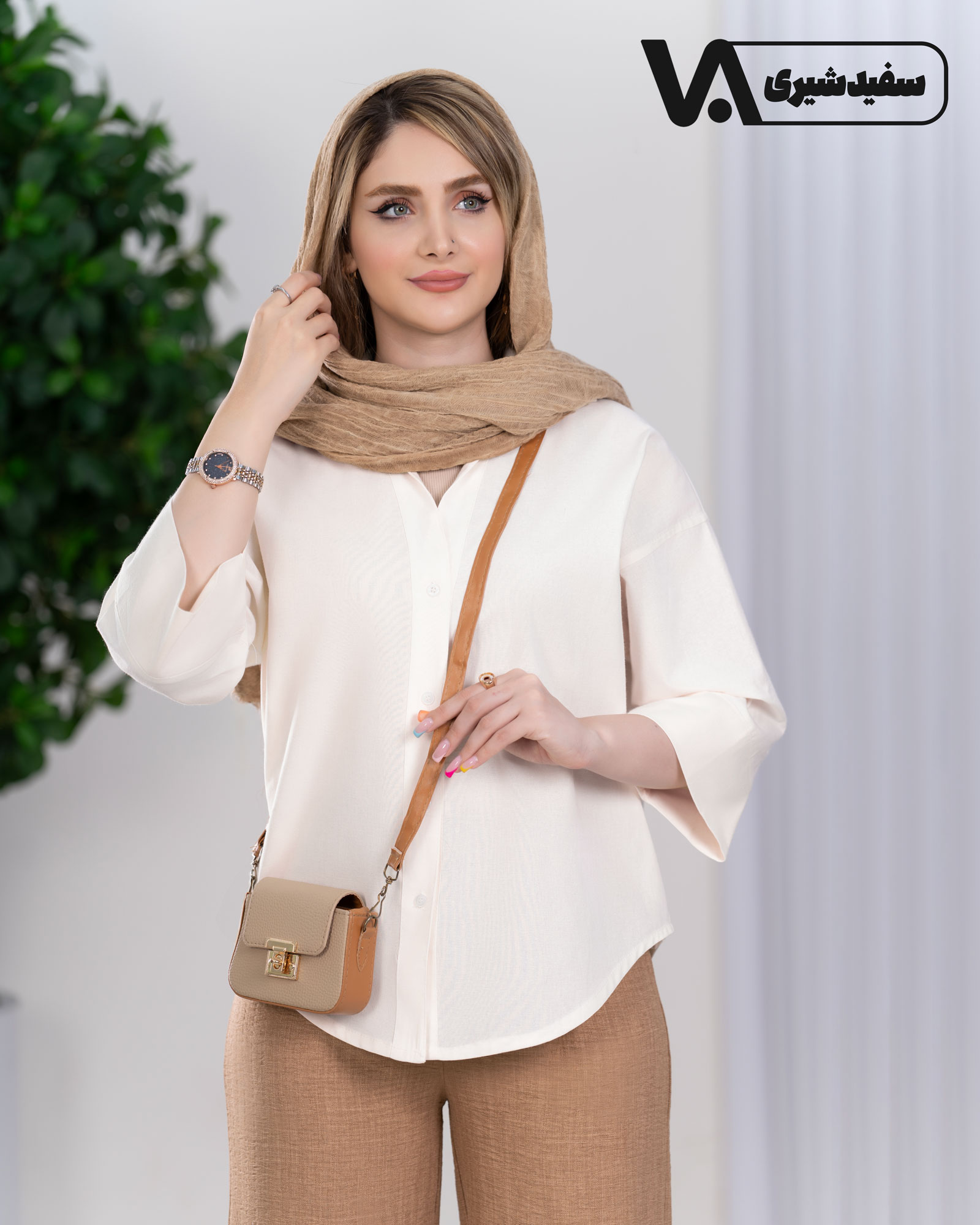 شومیز آستین پاکتی لنین کد j239