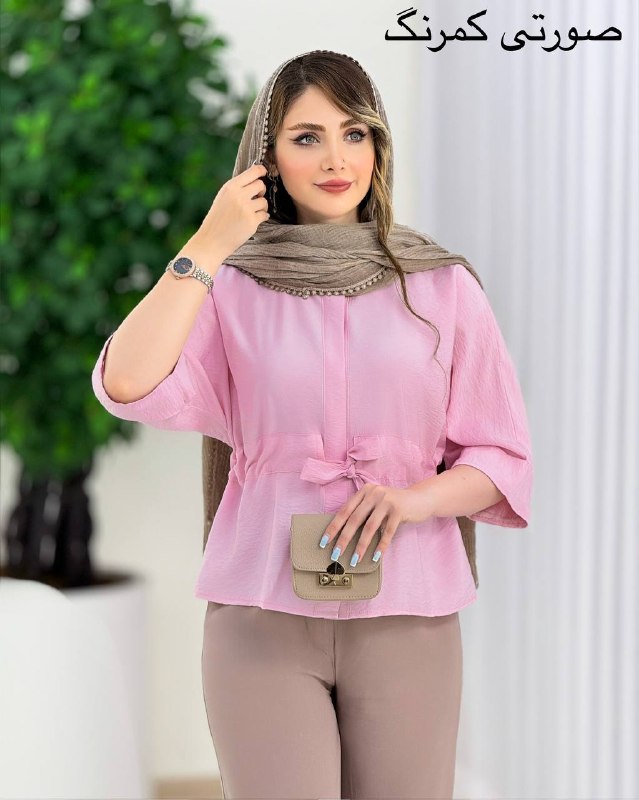 شومیز بنددار کد j103
