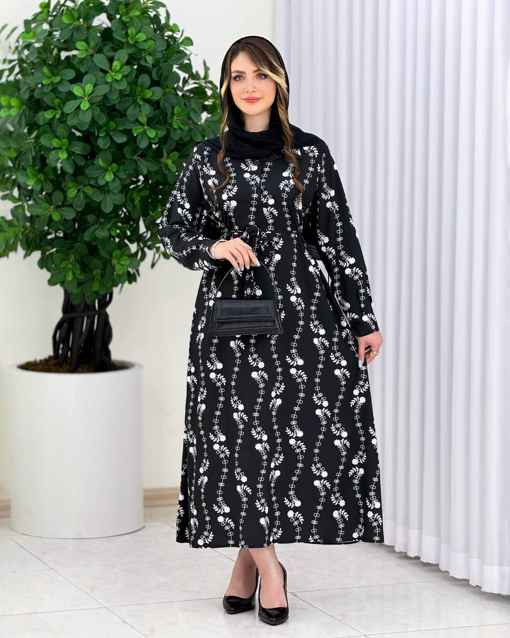 پیراهن طرح دار یقه مردانه بوگاتی کد i971