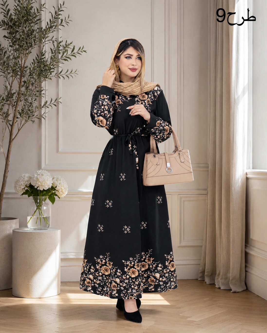 پیراهن یقه چین‌دار بوگاتی کد j025