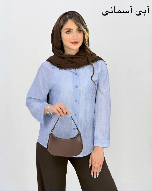 شومیز نگین دار شیشه ای کد i961
