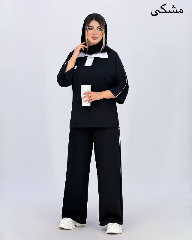 ست بلوز و شلوار یقه شکاری کد j118