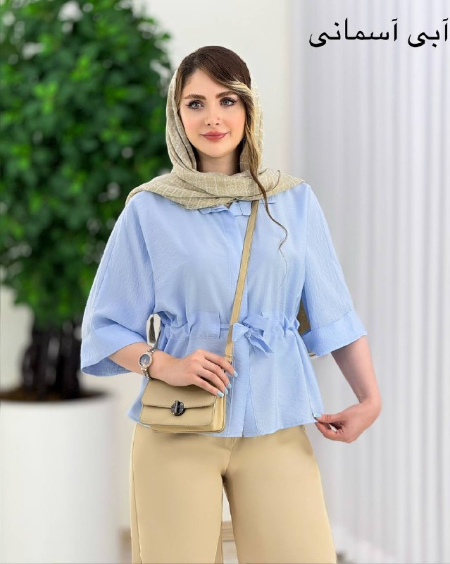 شومیز بنددار کد j103