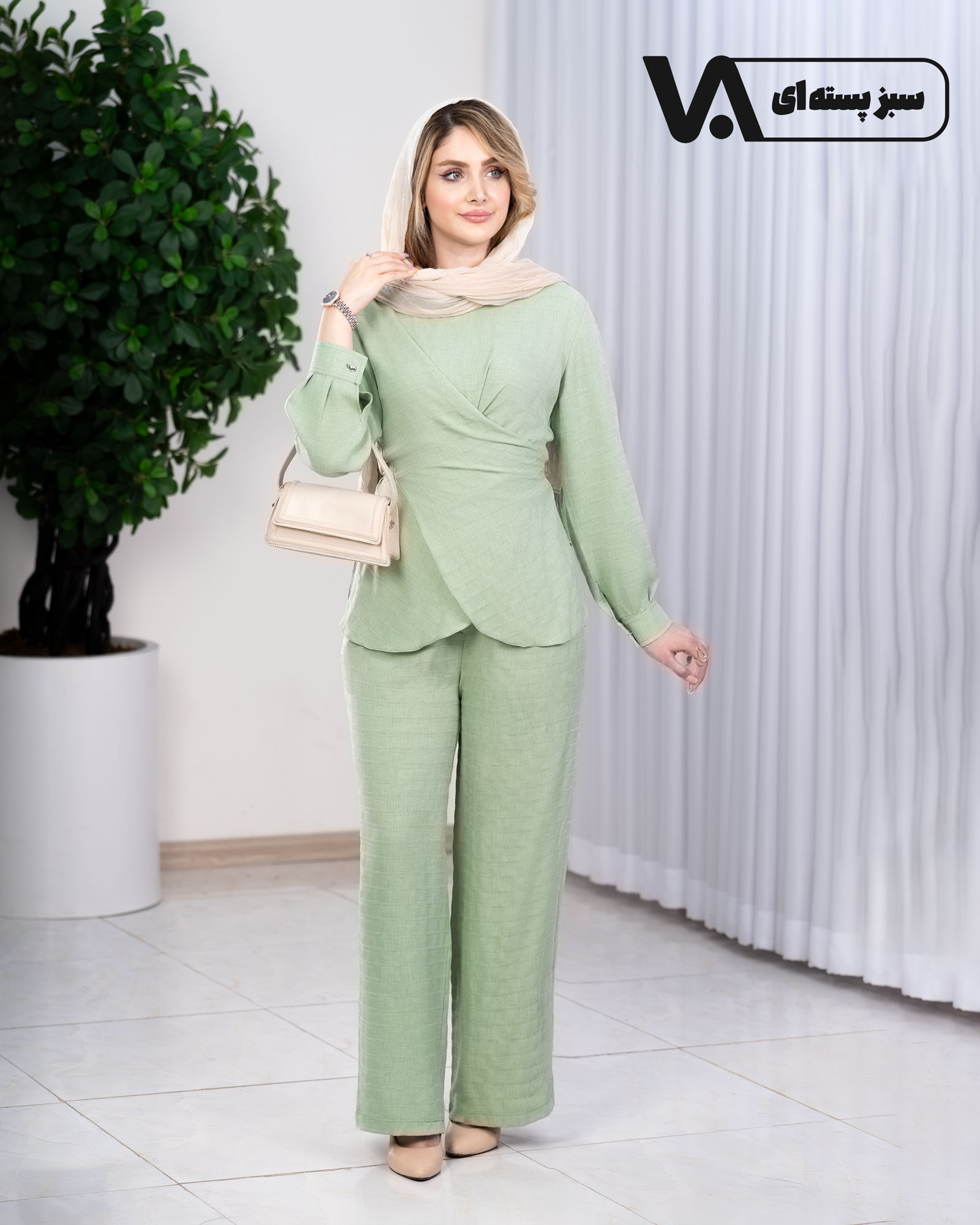 ست شومیز و شلوار کوک دوزی شانتون کد j231