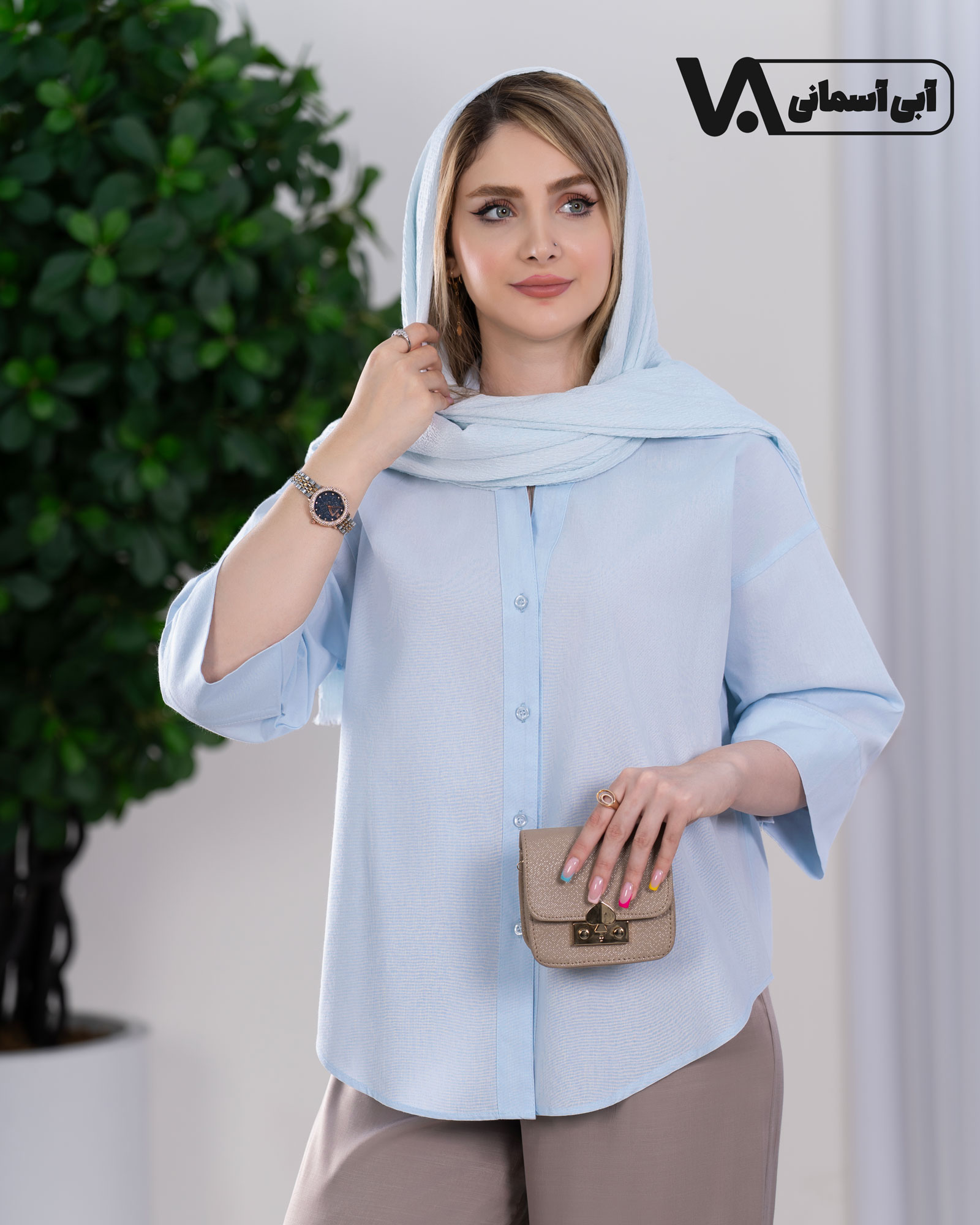 شومیز آستین پاکتی لنین کد j239