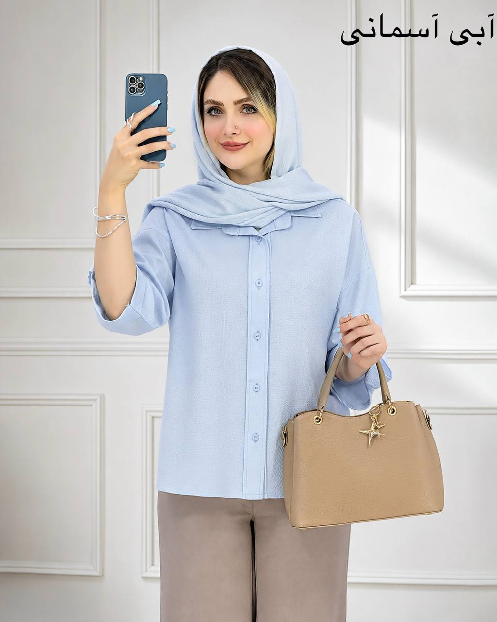 شومیز آستین پاگون ینزی پفکی کد i775