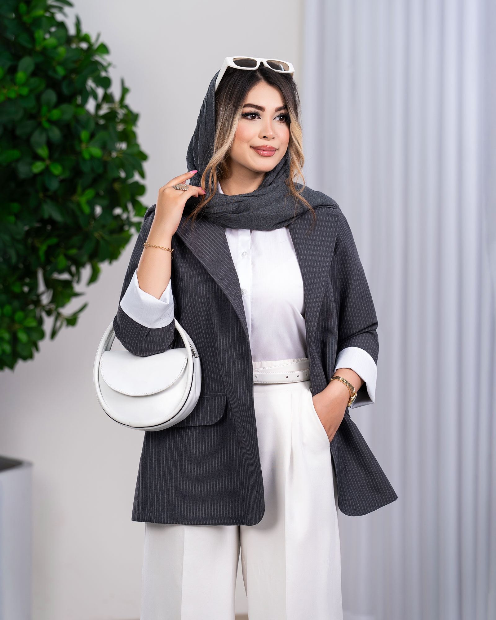 کت دیپلمات پرشیا مچ سفید کد j232