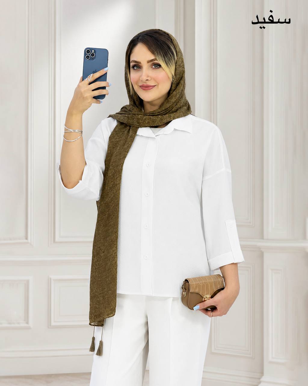 شومیز آستین پاگون ینزی پفکی کد i775