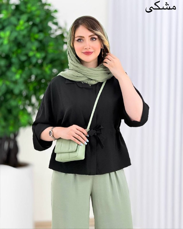 شومیز بنددار کد j103