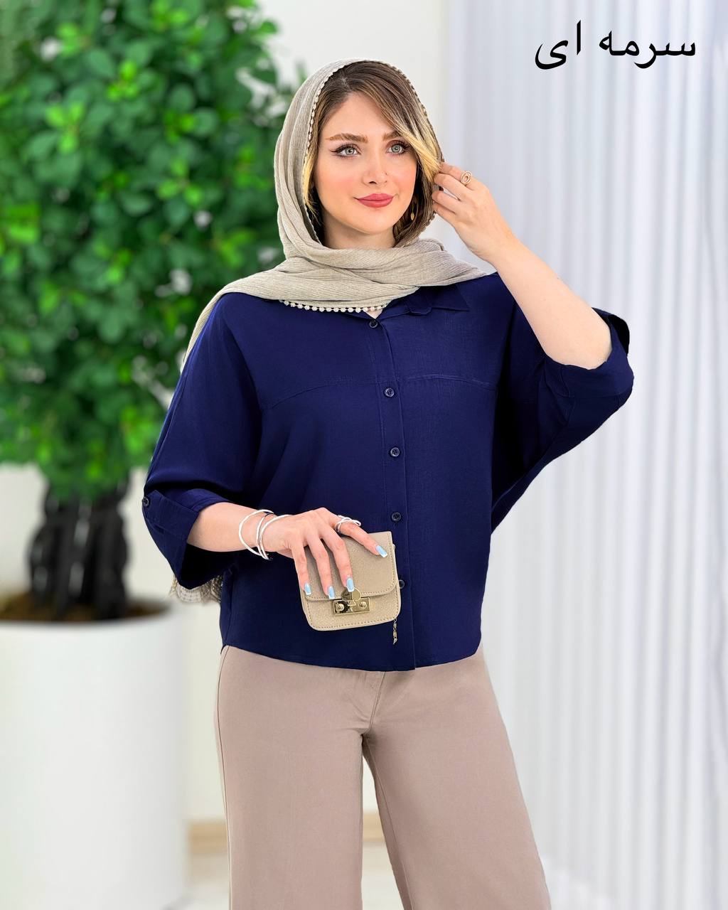 شومیز کیمونو پری مودال کد j076