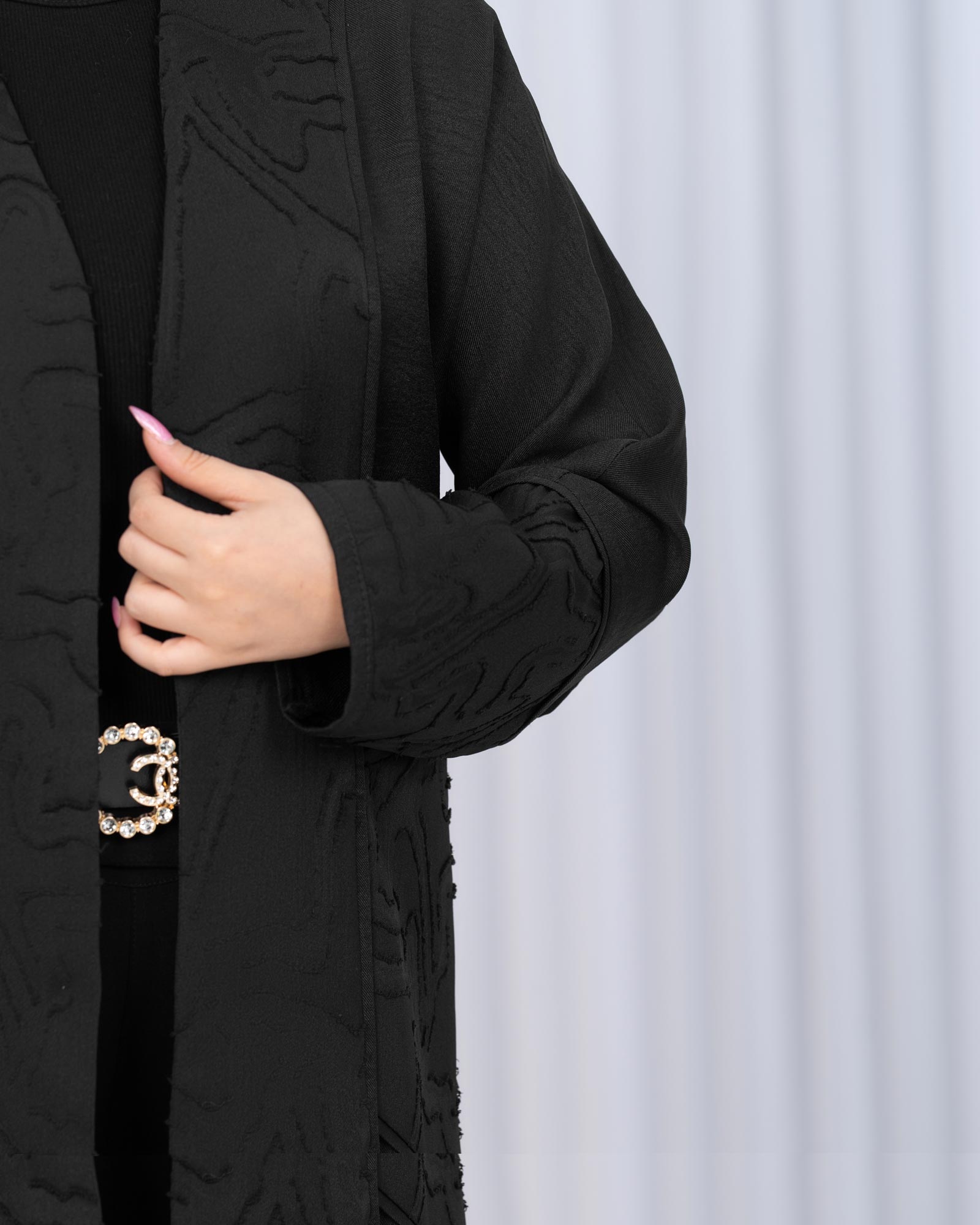 مانتو بلند جلوباز پتینه کد j225