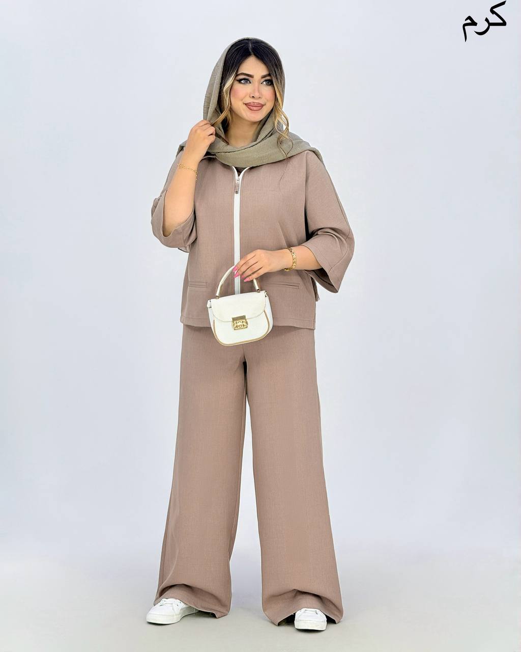 ست وست و شلوار جیب نما بزیاق کد j120
