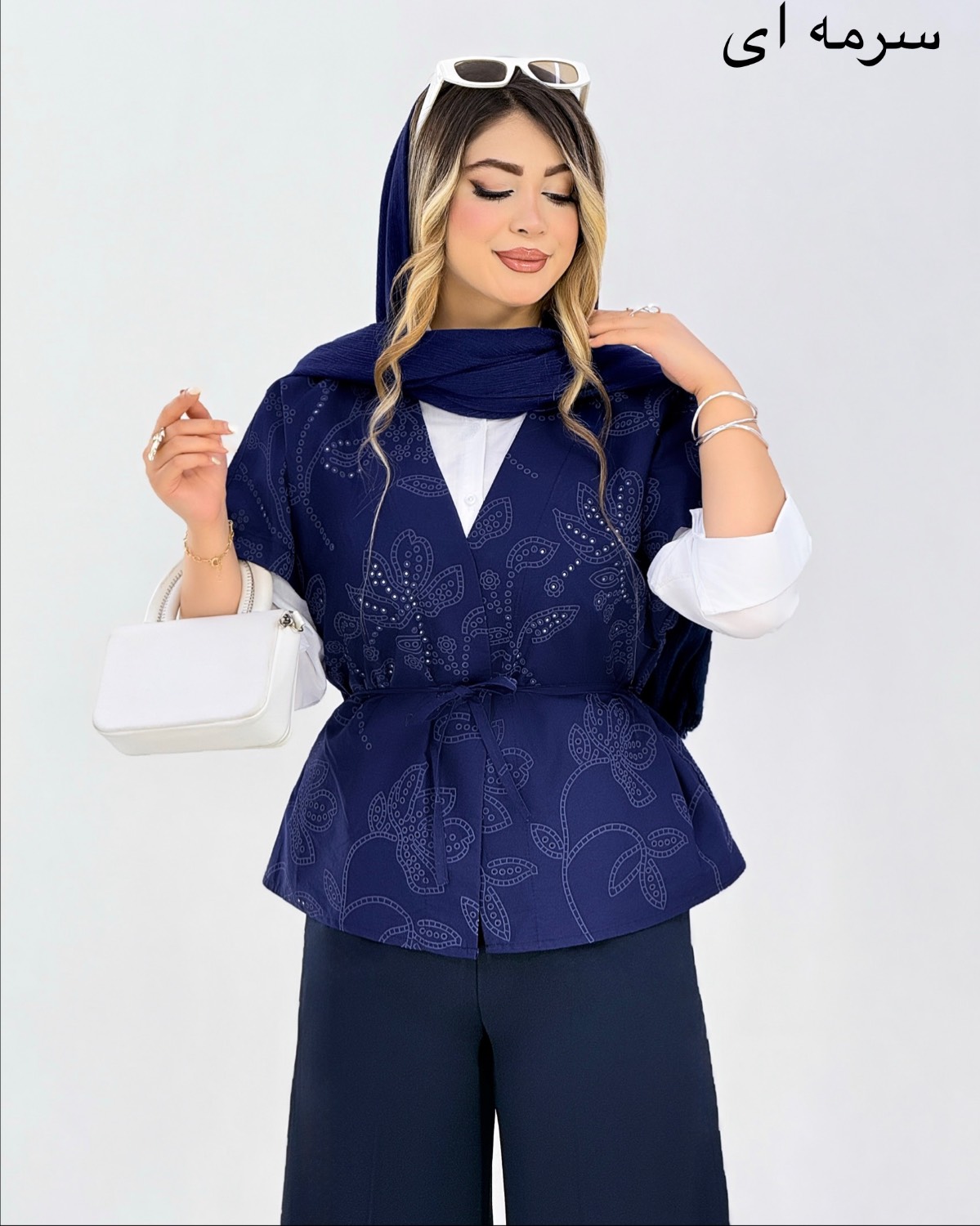 وست بنددار پوپلین کد j186