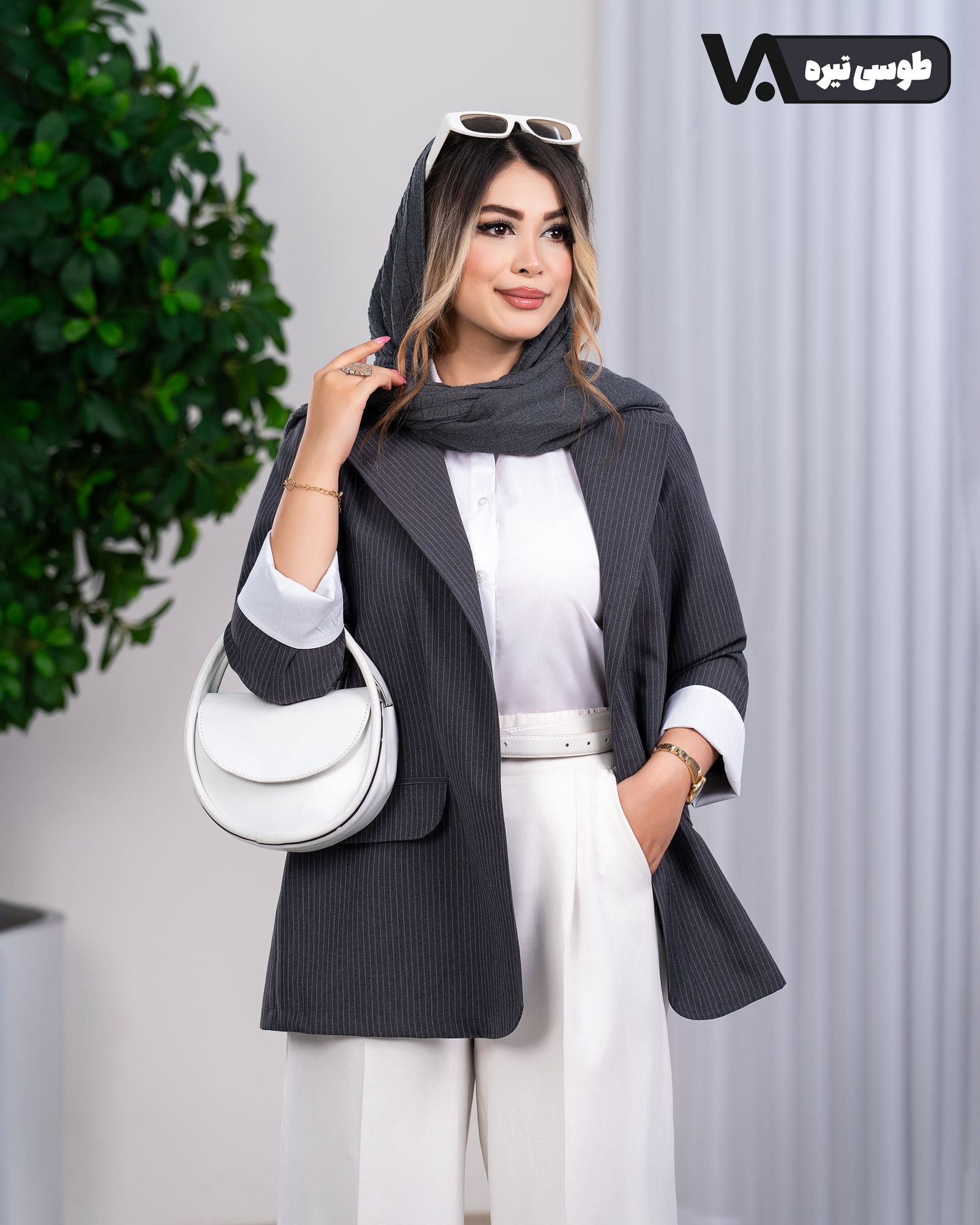 کت دیپلمات پرشیا مچ سفید کد j232