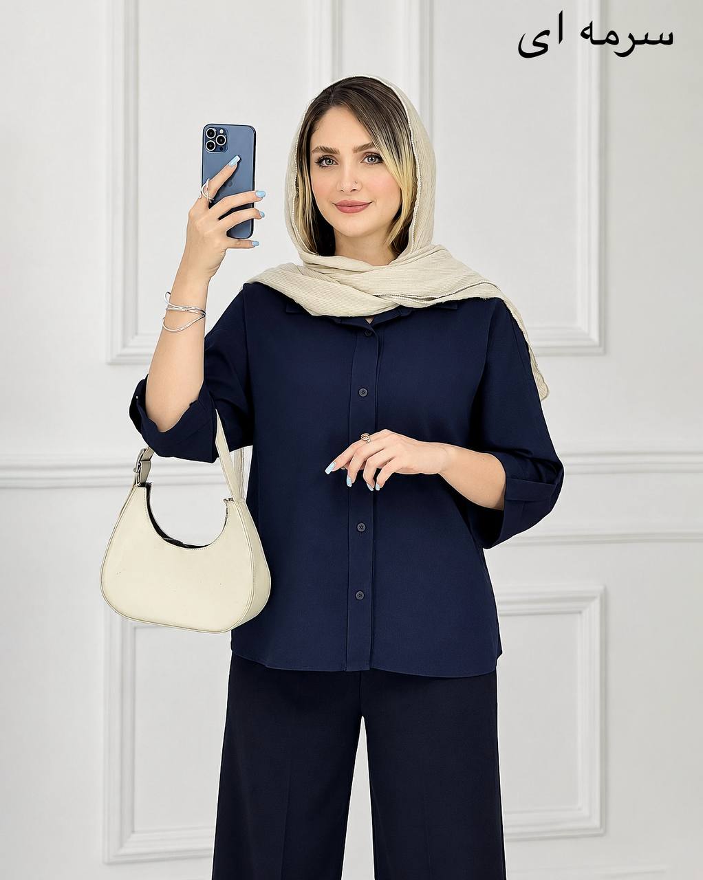 شومیز آستین پاگون ینزی پفکی کد i775