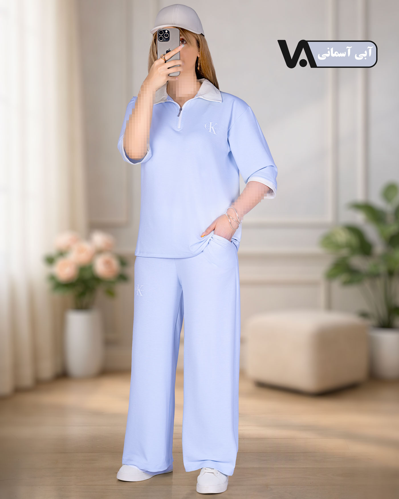 ست تیشرت و شلوار نیم زیپ مچینست کد j311