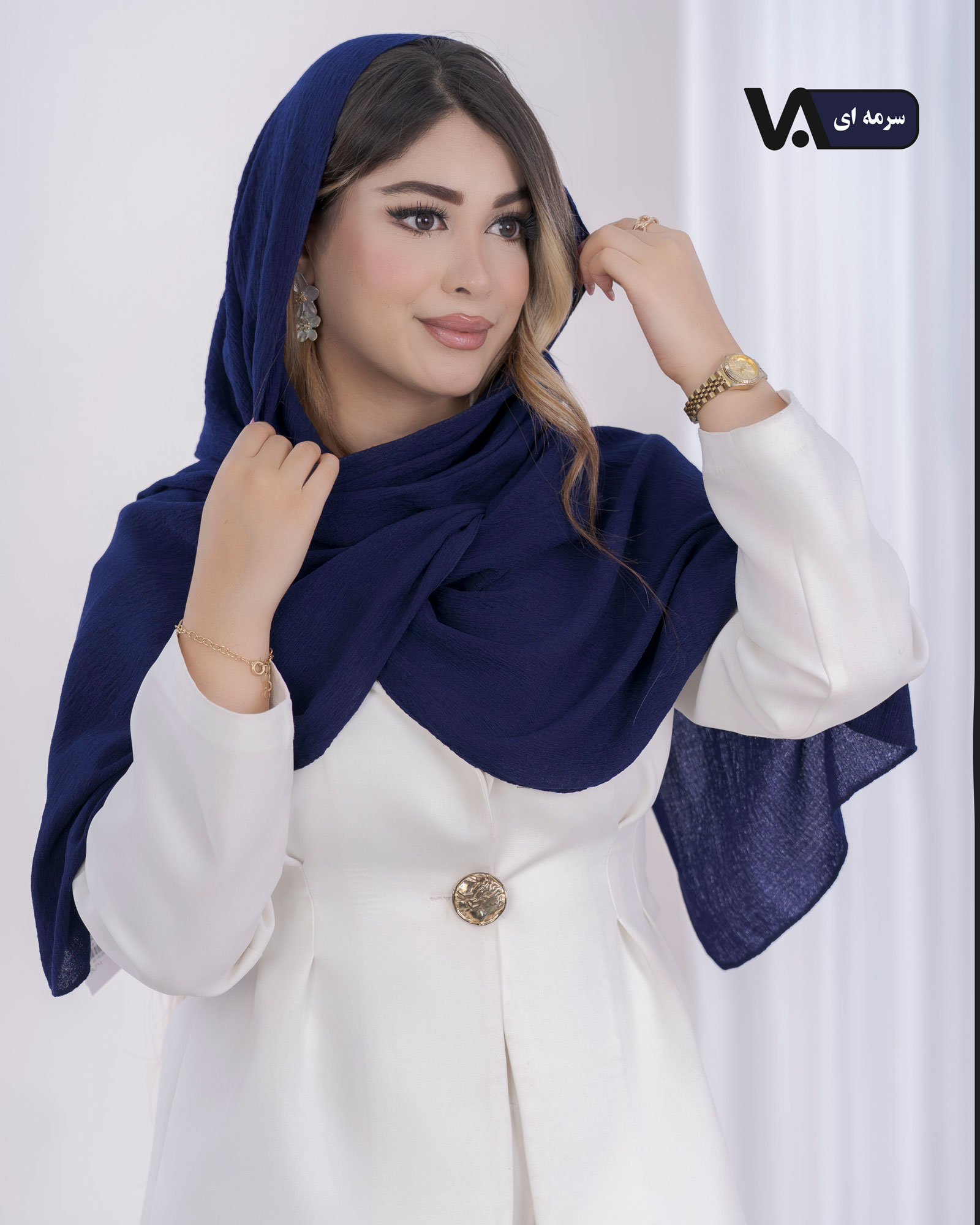 شال نخی ساده کد j302