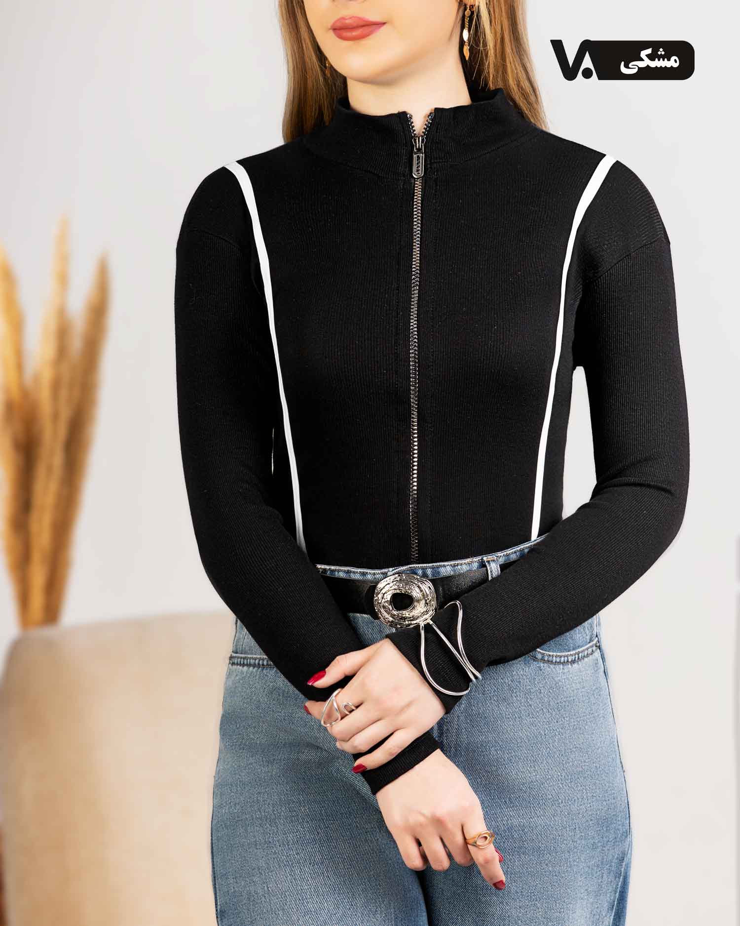 سوییشرت جلو زیپ کبریتی کد j349