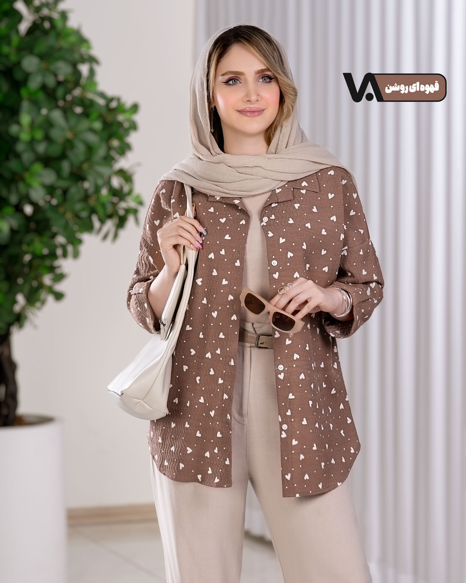 شومیز قلبی پاگون دار وِیو کد i920