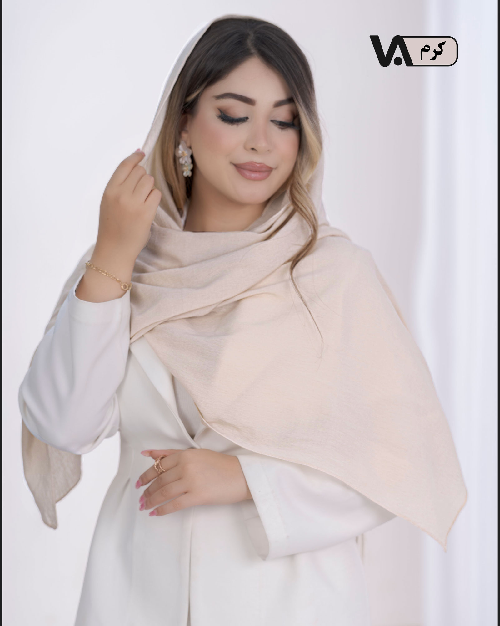 شال نخی ساده کد j302