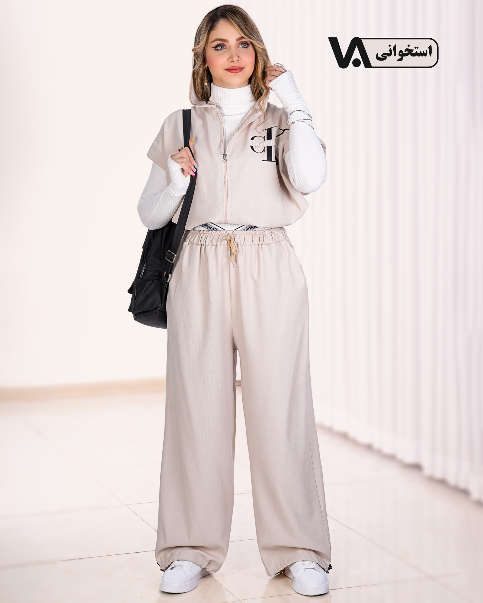 وست و شلوار مازراتی کجراه کلاه دار کد j254