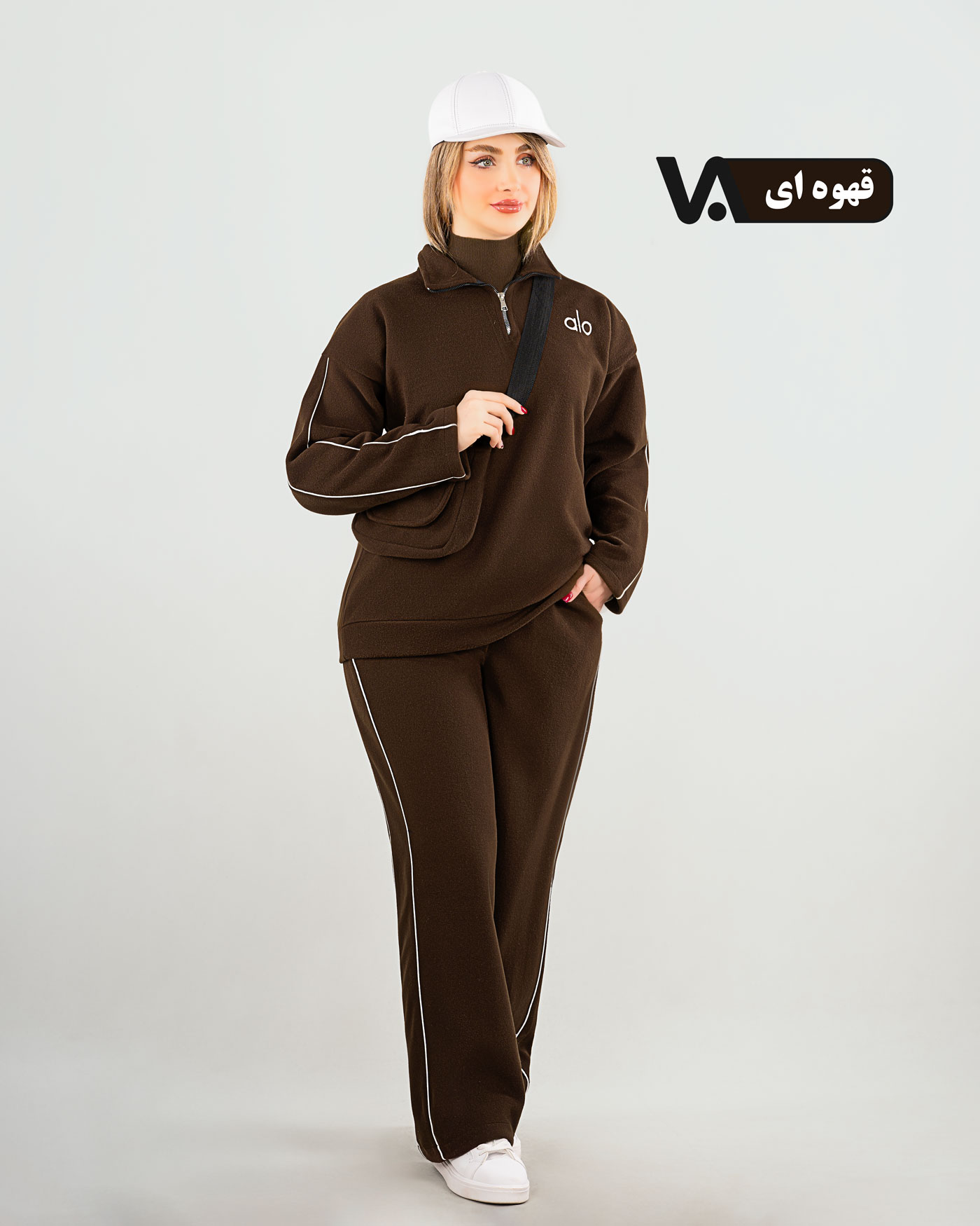 ست 3 تیکه دورس، شلوار و کیف روناک کد j330