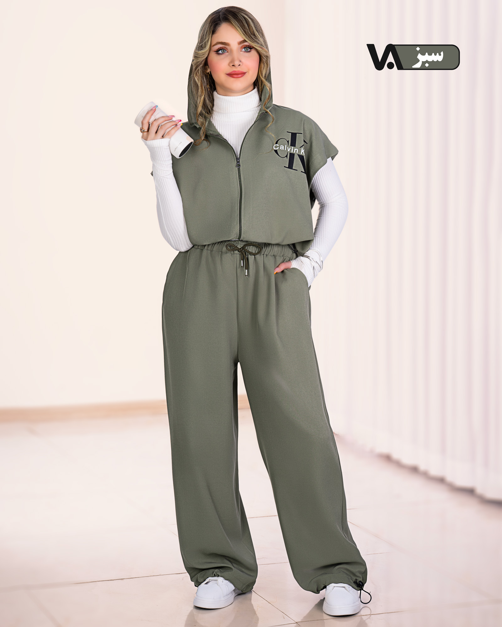 وست و شلوار مازراتی کجراه کلاه دار کد j254