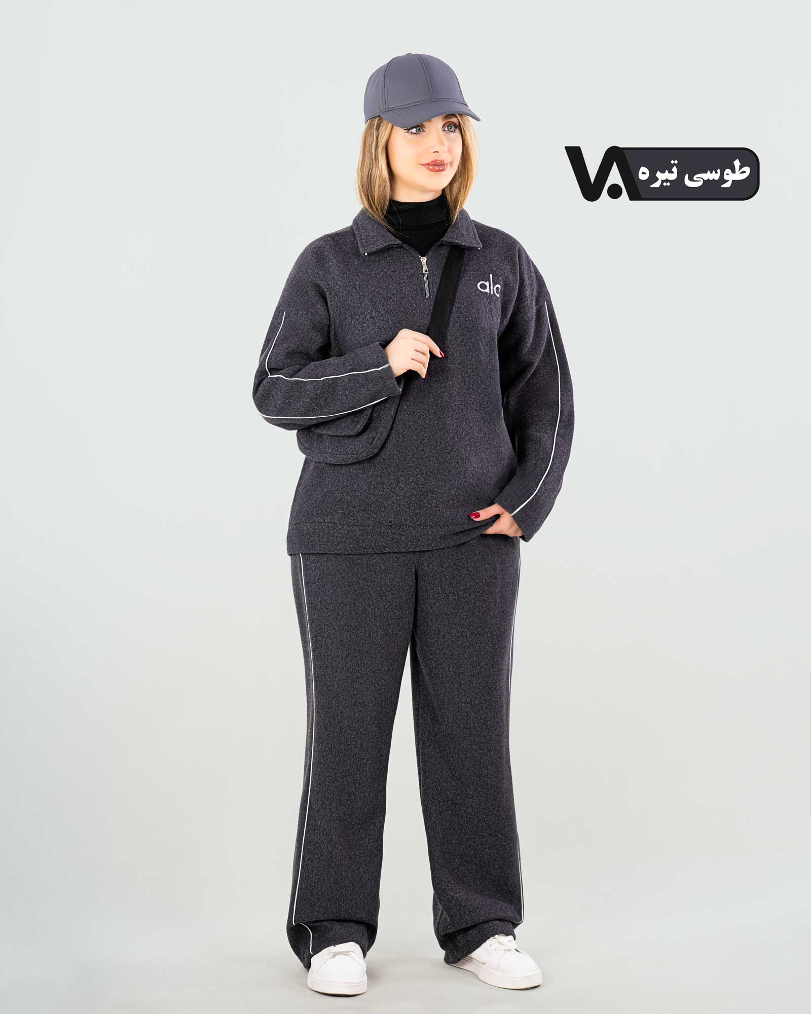 ست 3 تیکه دورس، شلوار و کیف روناک کد j330