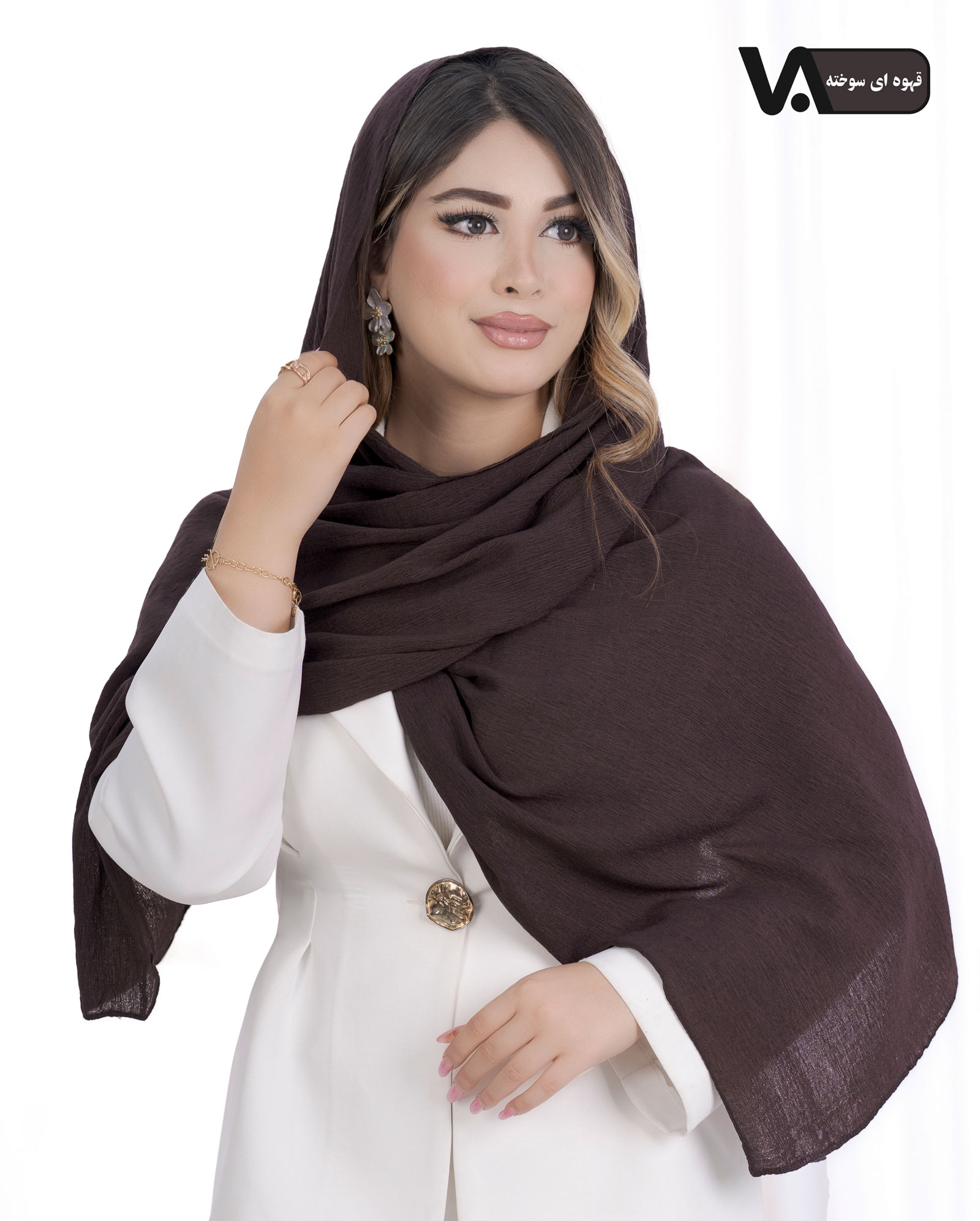 شال نخی ساده کد j302