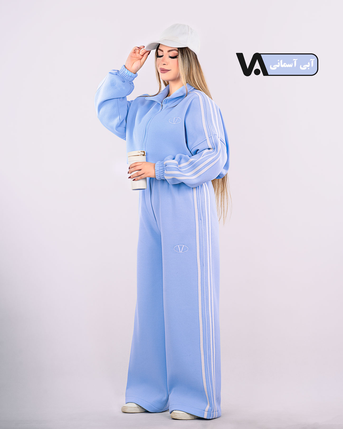 ست سویشرت و شلوار سه خط کد j345