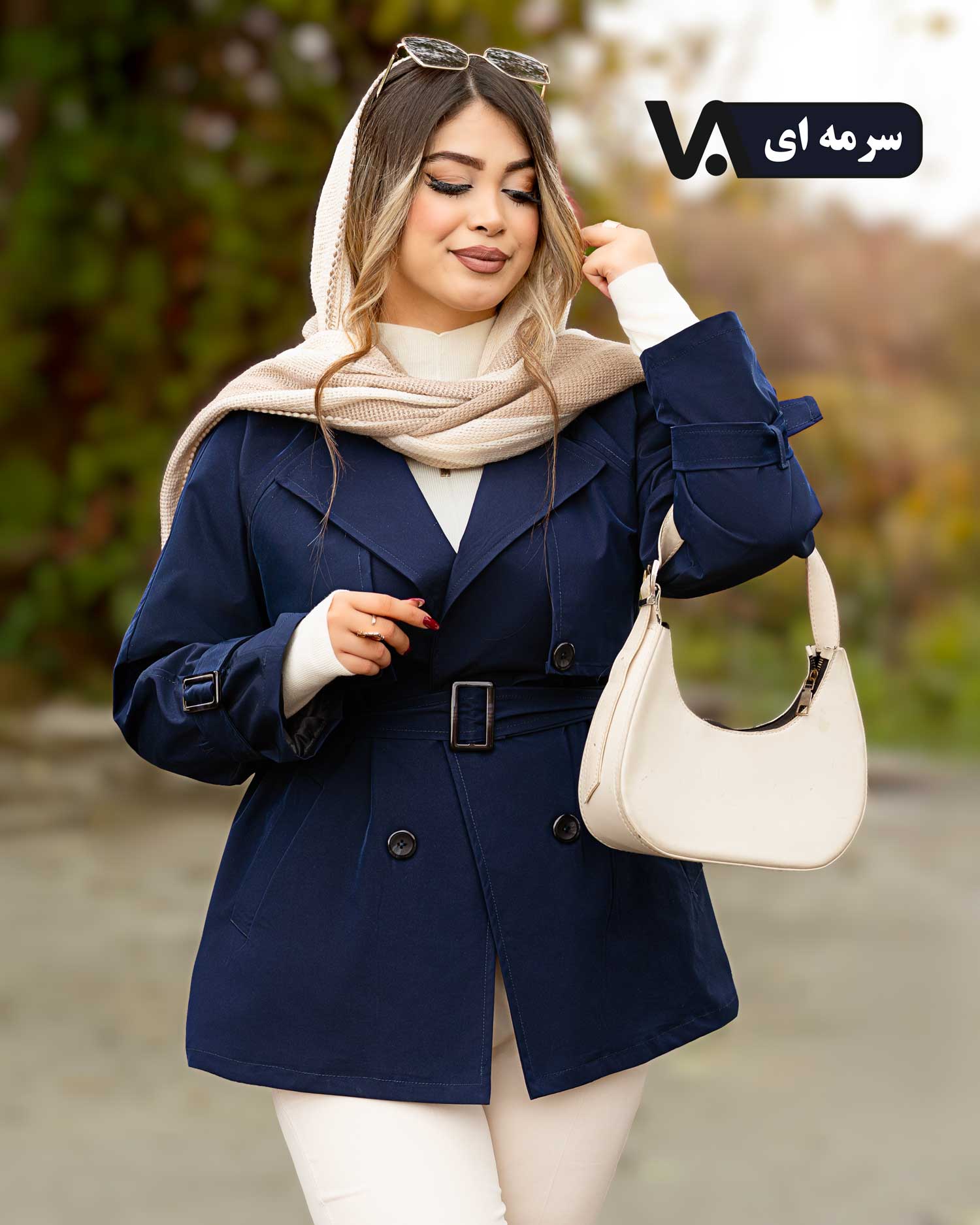 بارانی آستردار کتان تیسی کد j291
