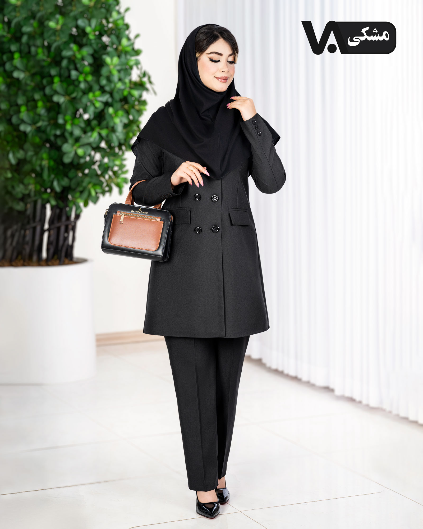 کت و شلوار اداری یقه انگلیسی کد j275