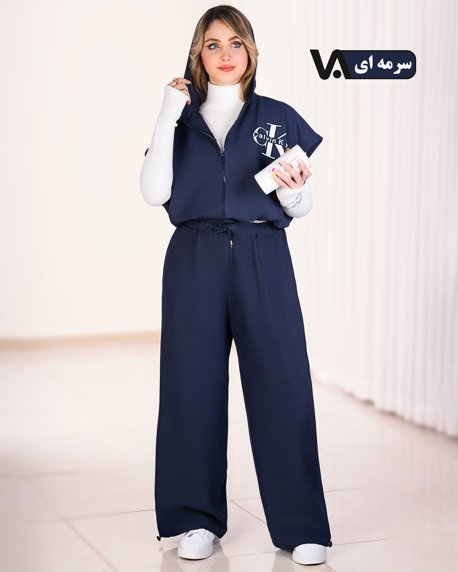 وست و شلوار مازراتی کجراه کلاه دار کد j254