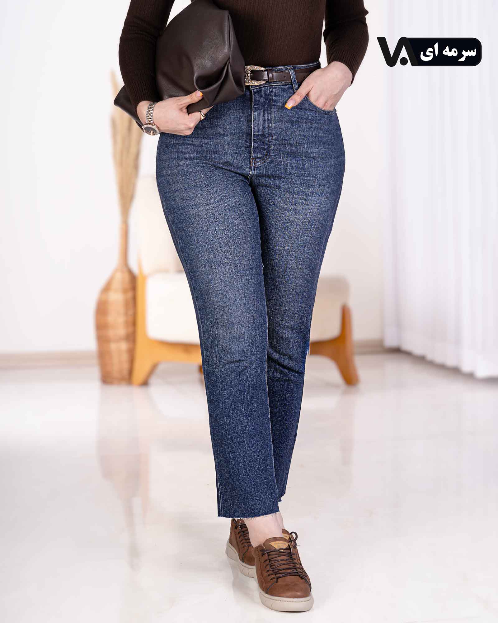 شلوار واید کات جین کد j356
