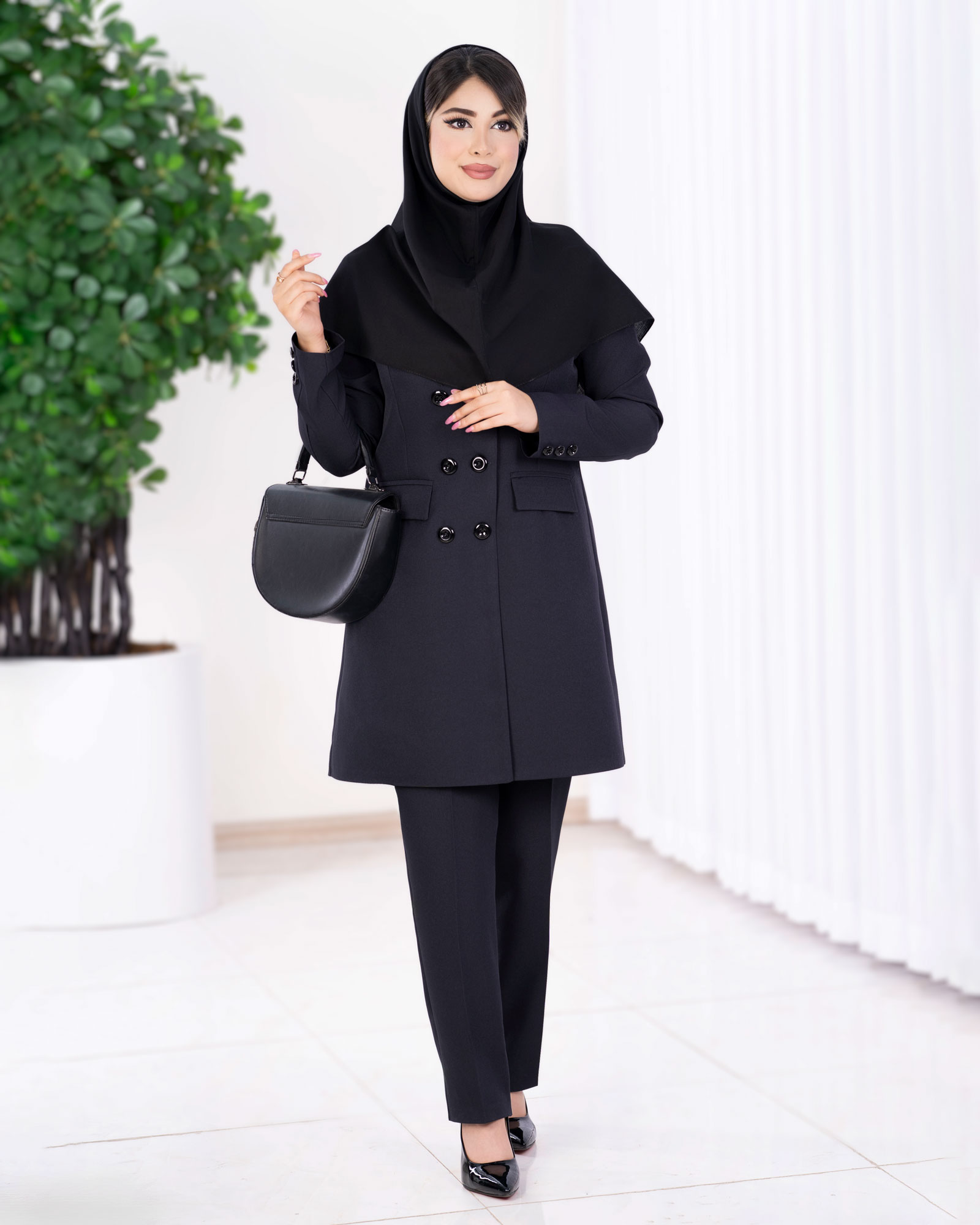 کت و شلوار اداری یقه انگلیسی کد j275