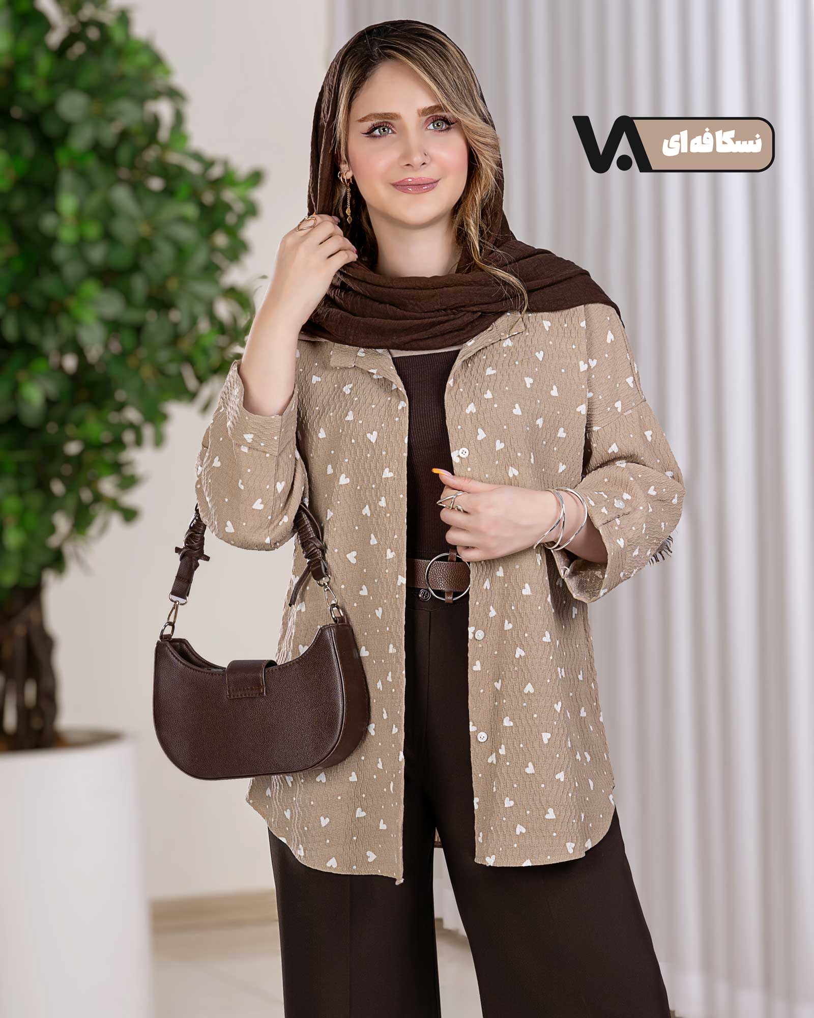 شومیز قلبی پاگون دار وِیو کد i920