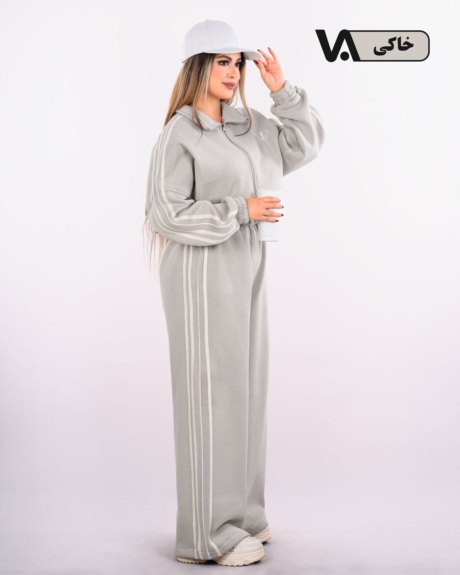ست سویشرت و شلوار سه خط کد j345