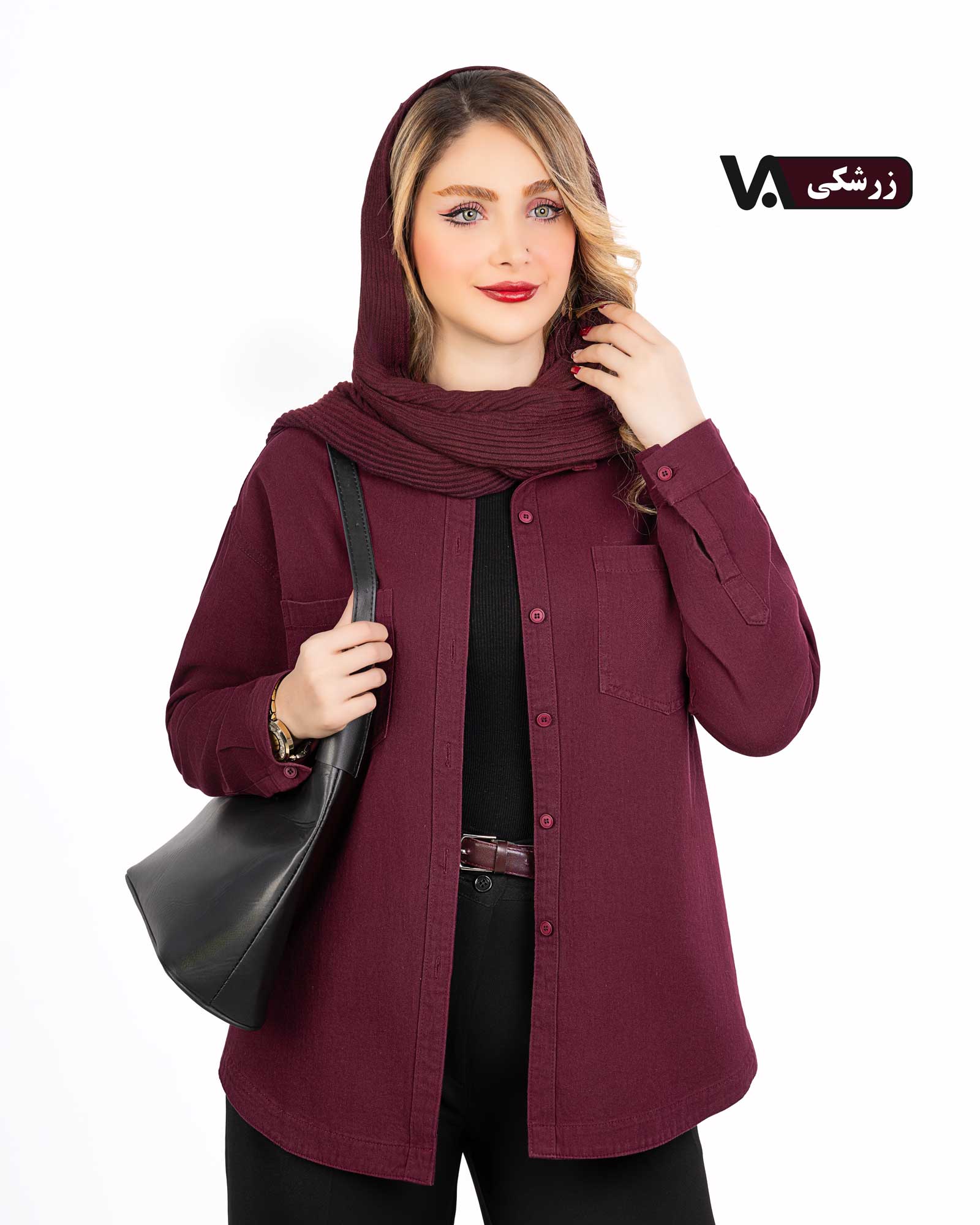 شومیز کتان پایین هلال کد j397