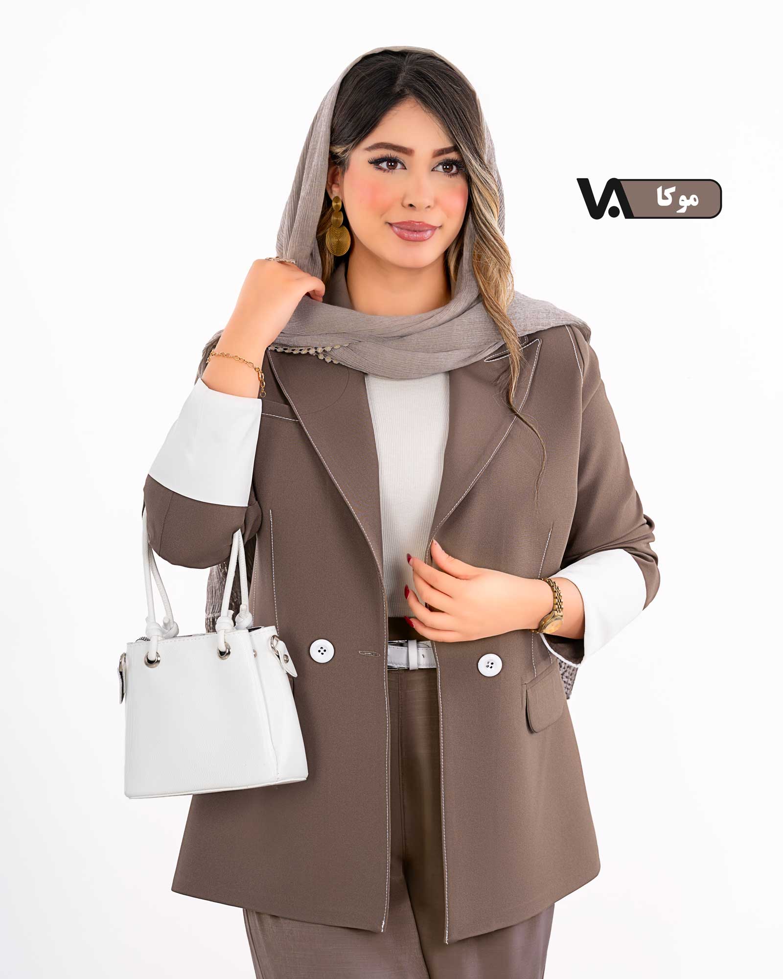 تک کت مازراتی مچ سفید کد j399
