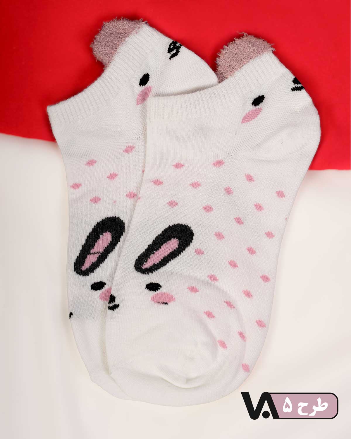 جوراب مچی عروسکی نخ پنبه کد j456