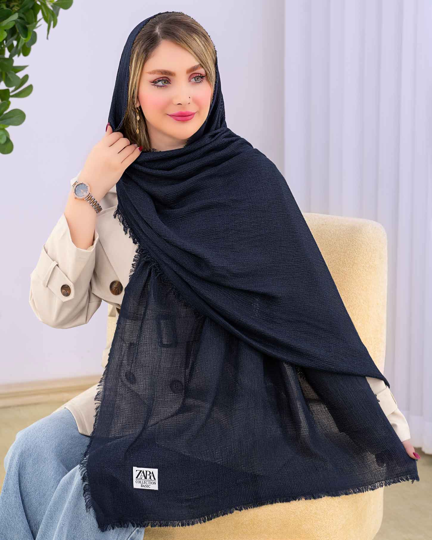 شال کنفی کد j445