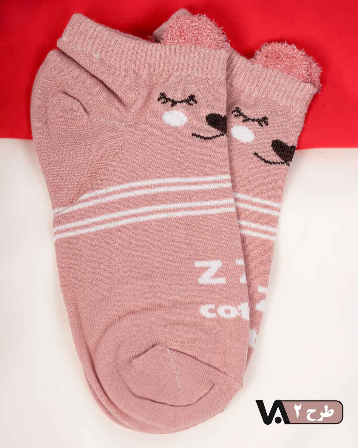 جوراب مچی عروسکی نخ پنبه کد j456