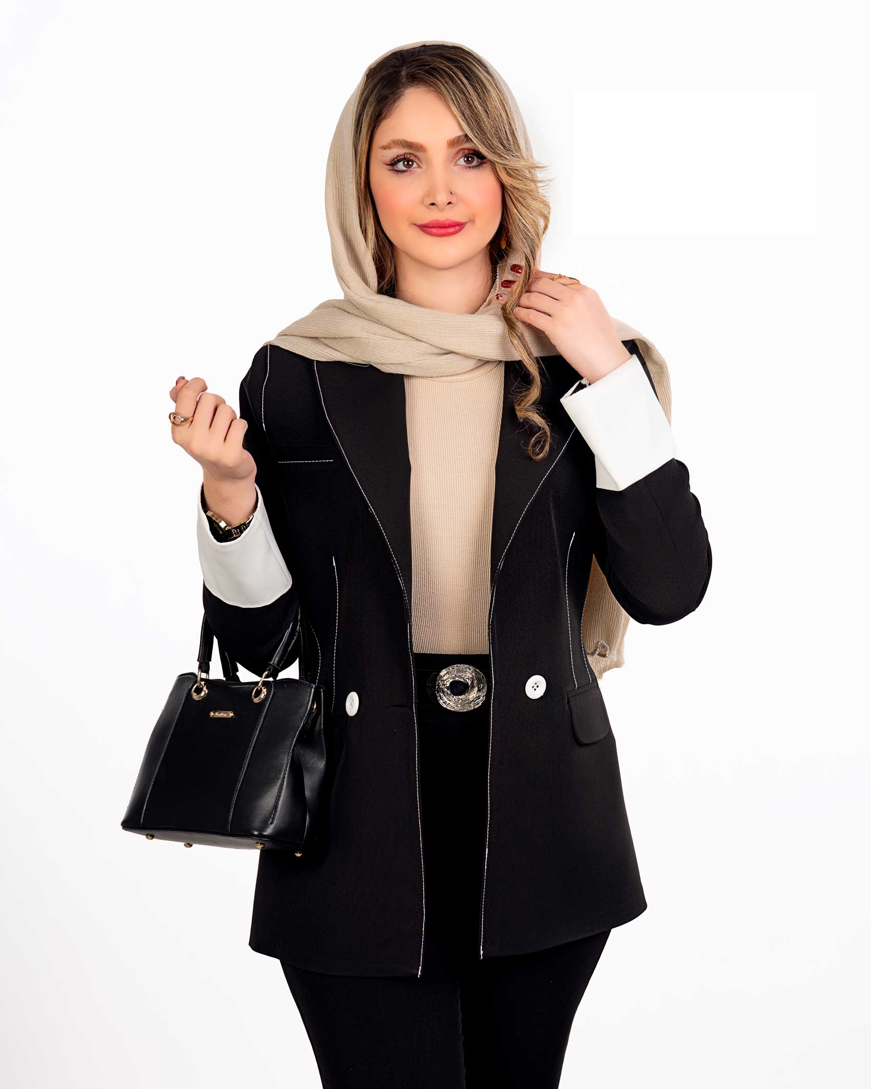 تک کت مازراتی مچ سفید کد j399