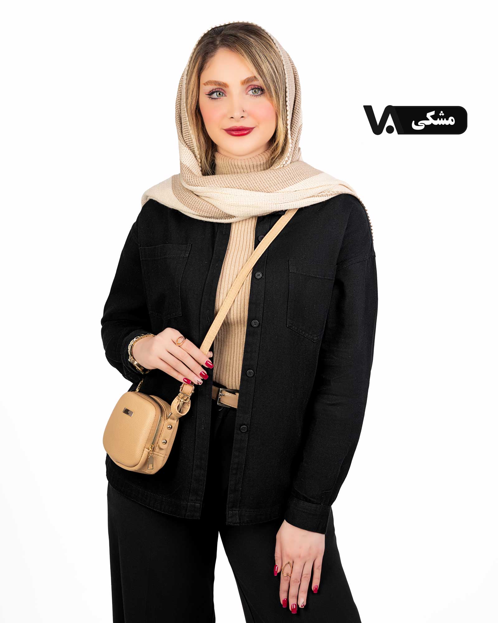 شومیز کتان پایین هلال کد j397