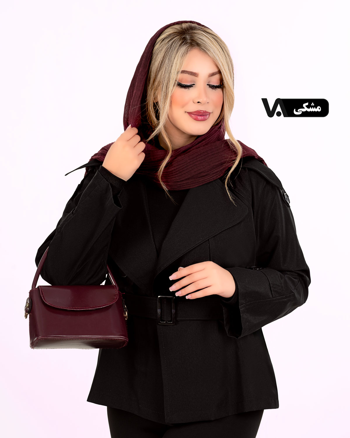 بارانی کتان تیسی دکمه نما کد j276