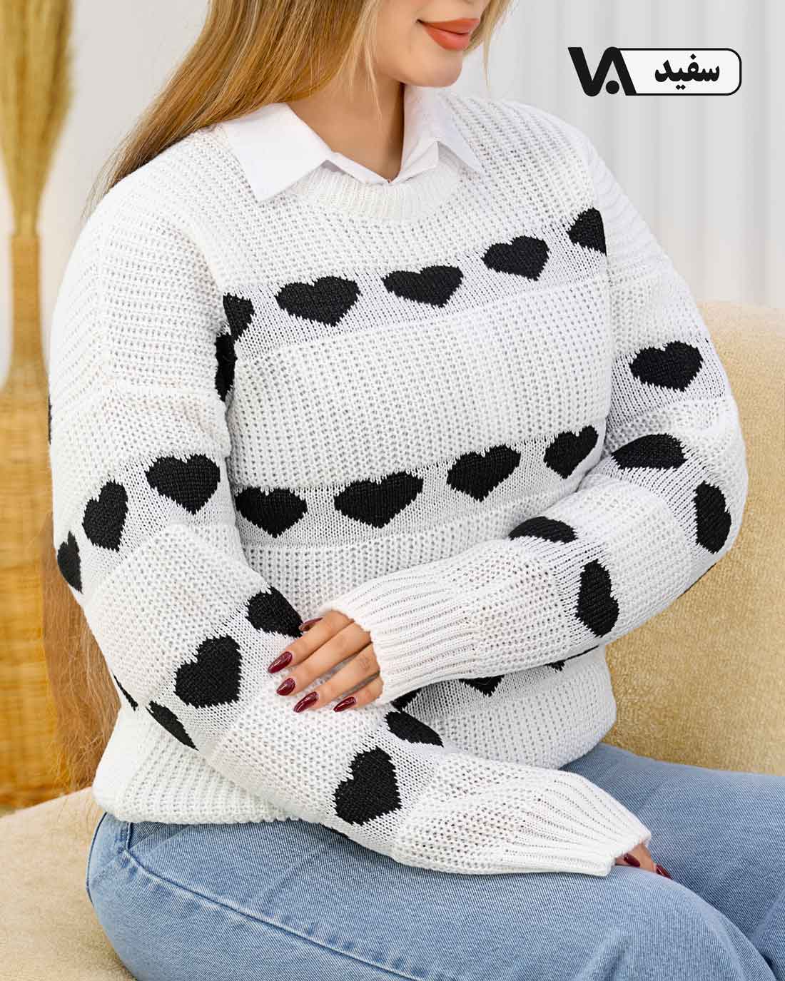 بافت یقه گرد قلبی کد j323