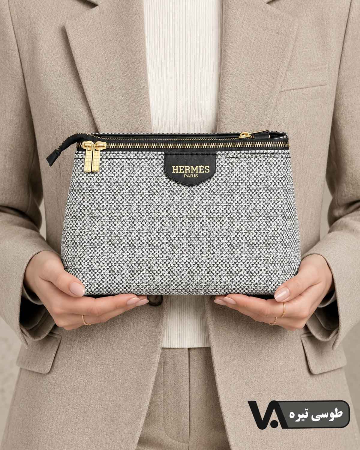 کیف هرمس دوزیپ کد i830